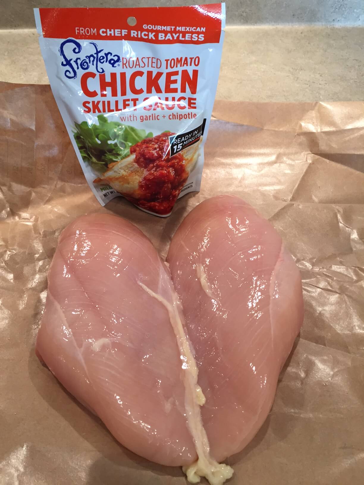 Chicken + Frontera Sauce
