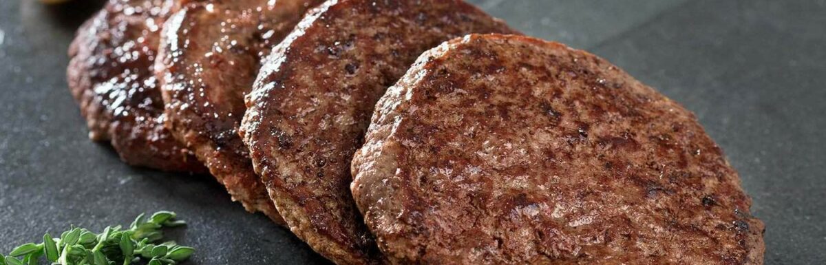 Easy Grass-Fed Beef Burgers (Serves 3)